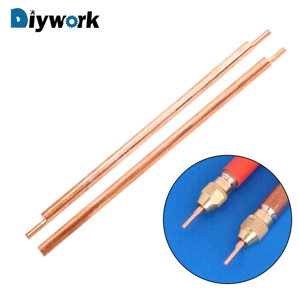 

DIYWORK Welding Feet Needle Welder Spot Welding Pin 3 x 80mm Alumina Copper Material Welding Accessories