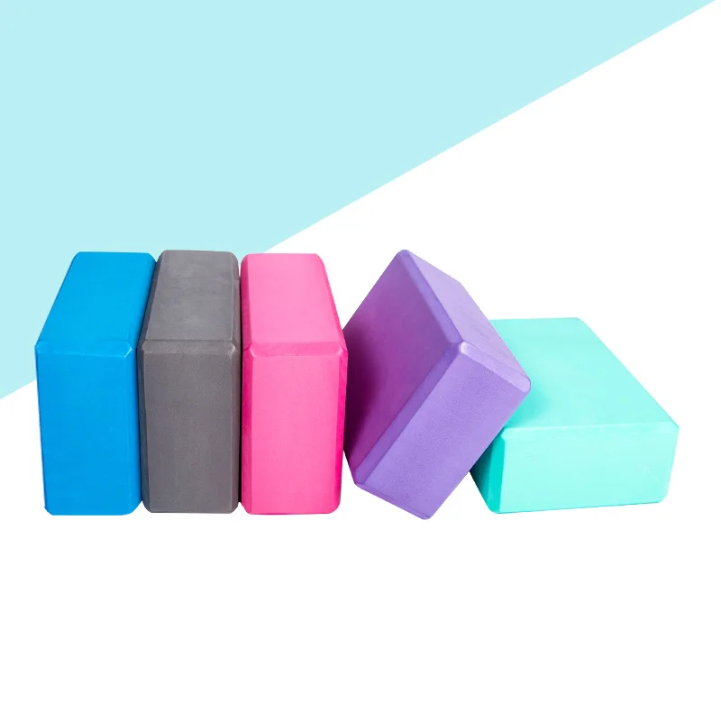 

1pc Yoga Block Exercise Workout Fitness Brick Bolster Pillow Cushion Stretch-Resistant EVA Foam Aid Gym Training Body Shaping