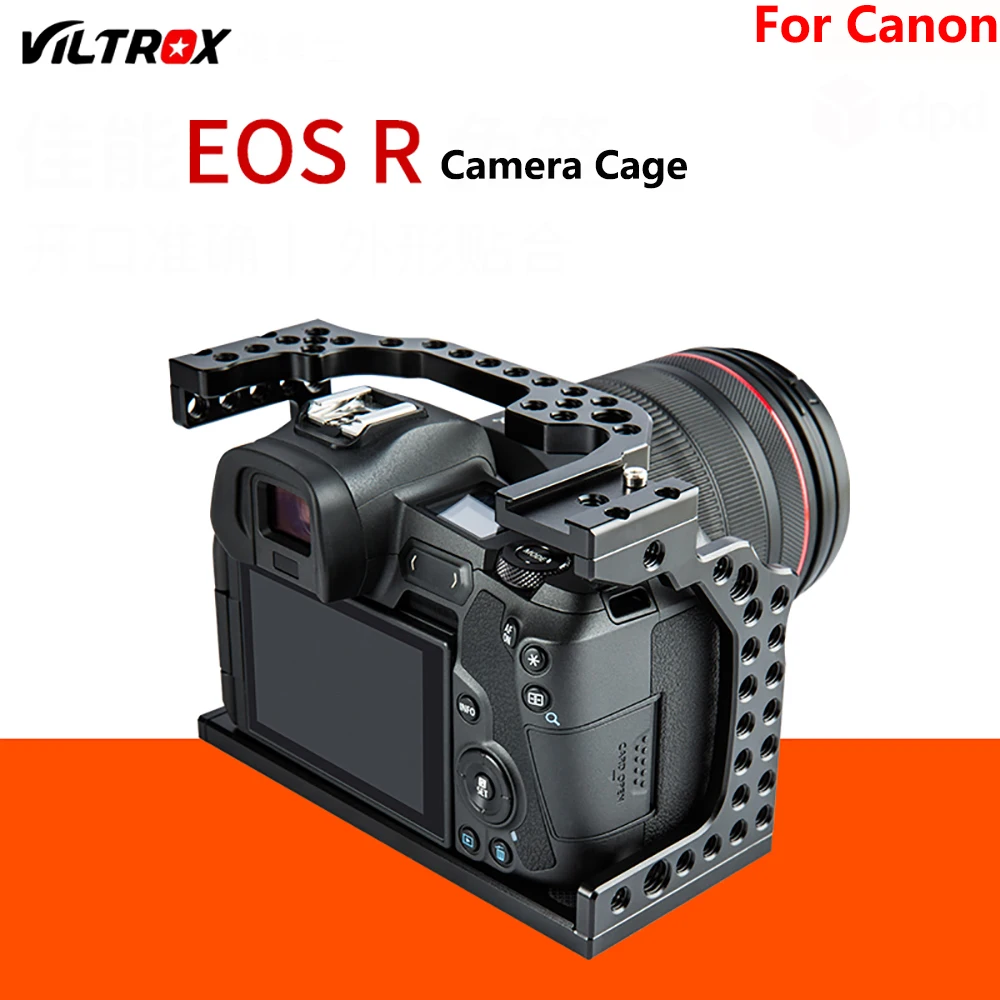 Viltrox CR-01 Camera Cage for Canon EOS R Full Frame Camera Rig Handle Estabilizador Celular Diy Kit Video Stabilizer for Camera