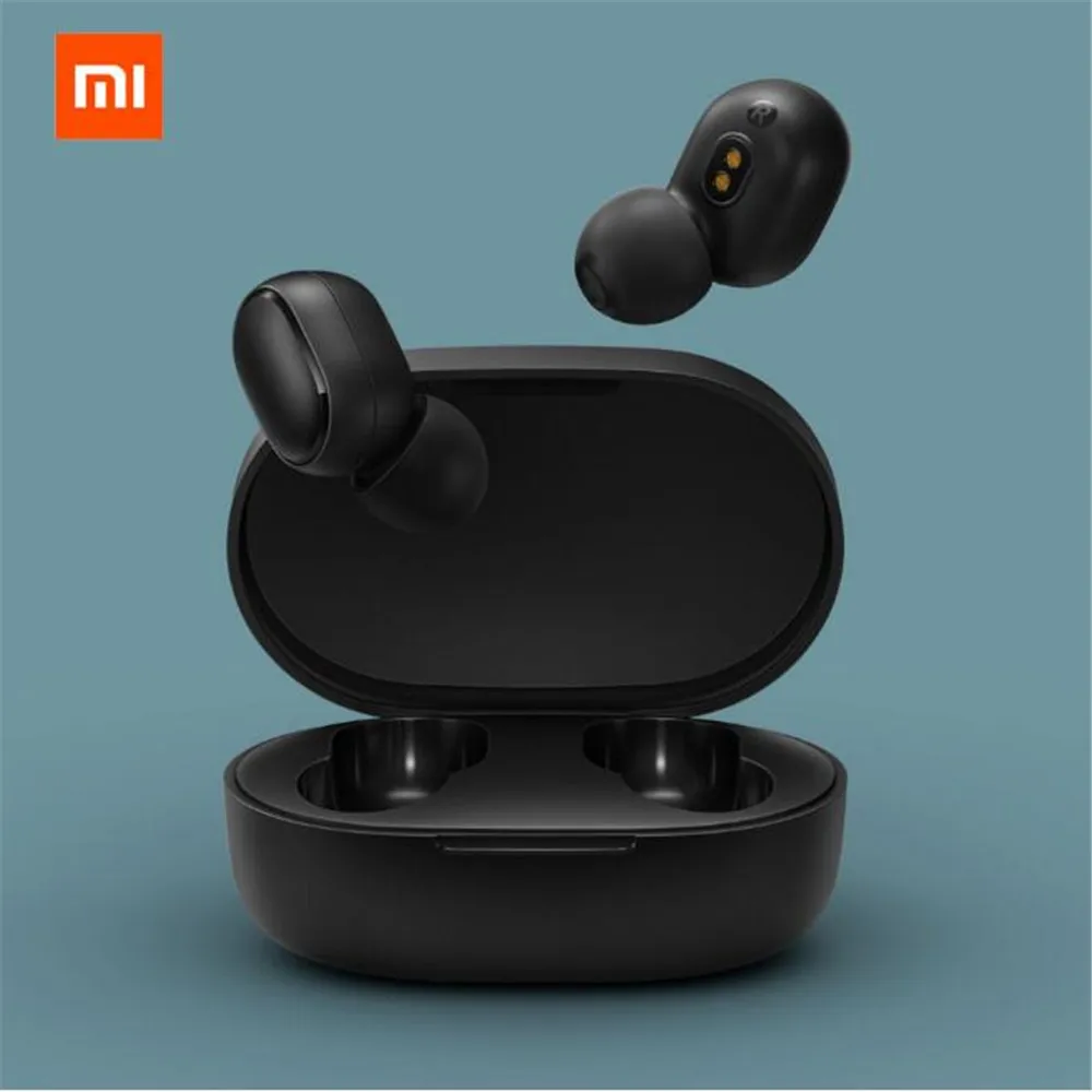 Xiaomi Redmi Airdots TWS Bluetooth 5,0 наушники стерео басы Eeadphones с микрофоном Handsfree Наушники управление AI