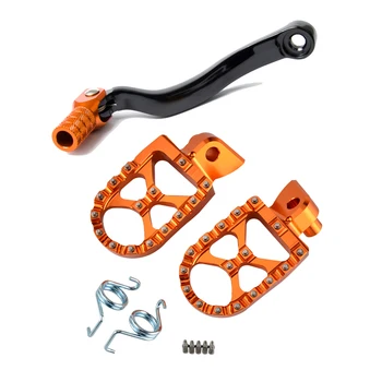 

Footrest Gear Shift Pedal Lever for KTM SXF 350 450 505 EXCF SX-F 250 EXC SX 125 150 200 Foot Pegs Rest Motorcycle Accessories