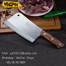 Rofessional кости Кливер нож из нержавеющей стали деревянной ручкой сверхмощный китайский кухонный нож мясной нож шеф-повара резак