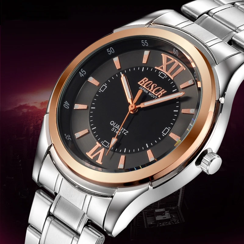 

BOSCK Men Watches Military Army Top Brand Luxury Sports Casual Waterproof Mens Watch Quartz Stainless Steel Man Wristwatches