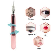 600D-G роторная Перманентная ручка профессиональная татуировка пистолет для бровей губ Eyeline Shader работа с 600D-G Перманентный макияж