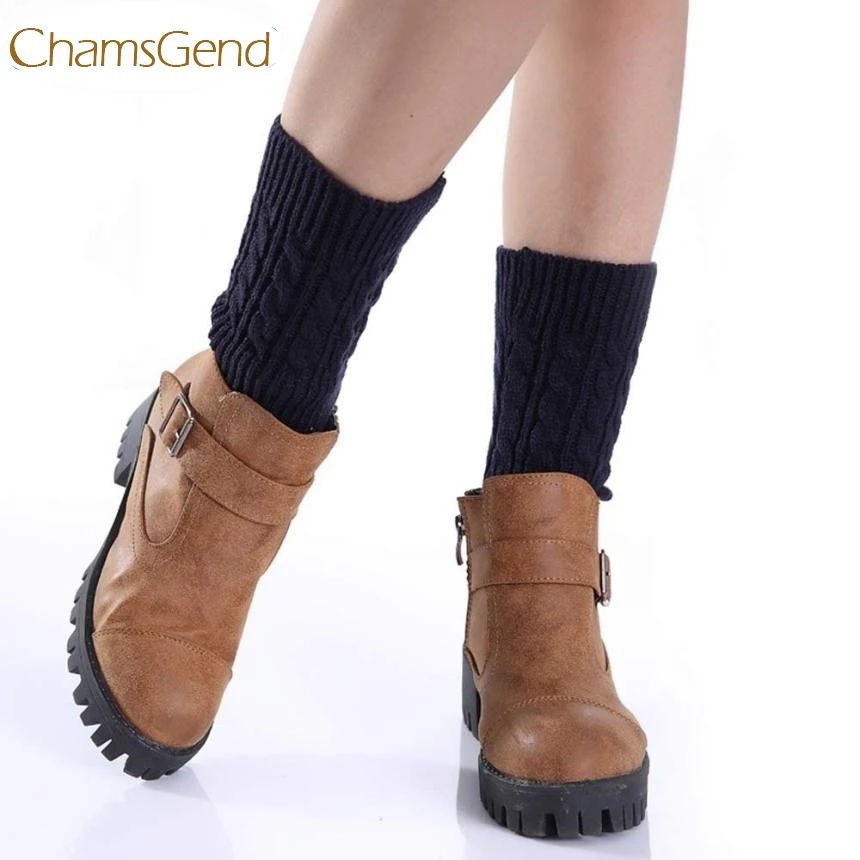 

Chamsgend Newly Design Women's Knit Short Leg Warmers Boot Cuffs Oct22 Drop Shipping