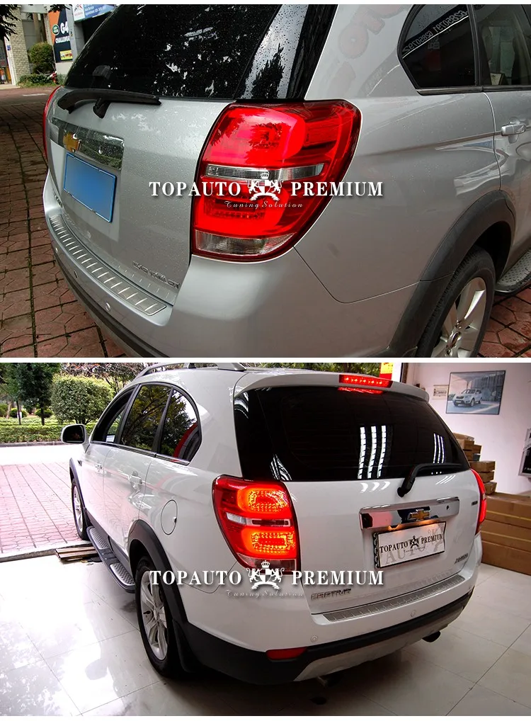 Автомобильный Стайлинг задние фонари для Chevrolet Captiva 2009- задние фонари светодиодный задний фонарь Задняя Крышка багажника лампа drl+ сигнал+ тормоз+ реверс