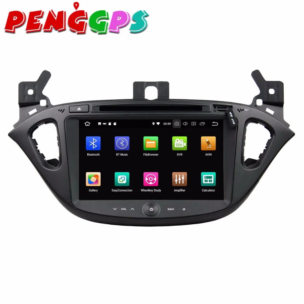 Excellent Android 8.0 7.1 Car DVD Player GPS Navigation Headunit For OPEL CORSA 2015 2016 2017 2018 Car Stereo Auto Multimedia Satnav Auto 4