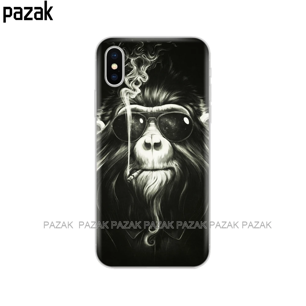 Силиконовый чехол для телефона для iphone X XS XR чехол s для iphone xs max coque etui бампер задняя крышка Полный 360 Защитный Мягкий ТПУ - Цвет: 34384