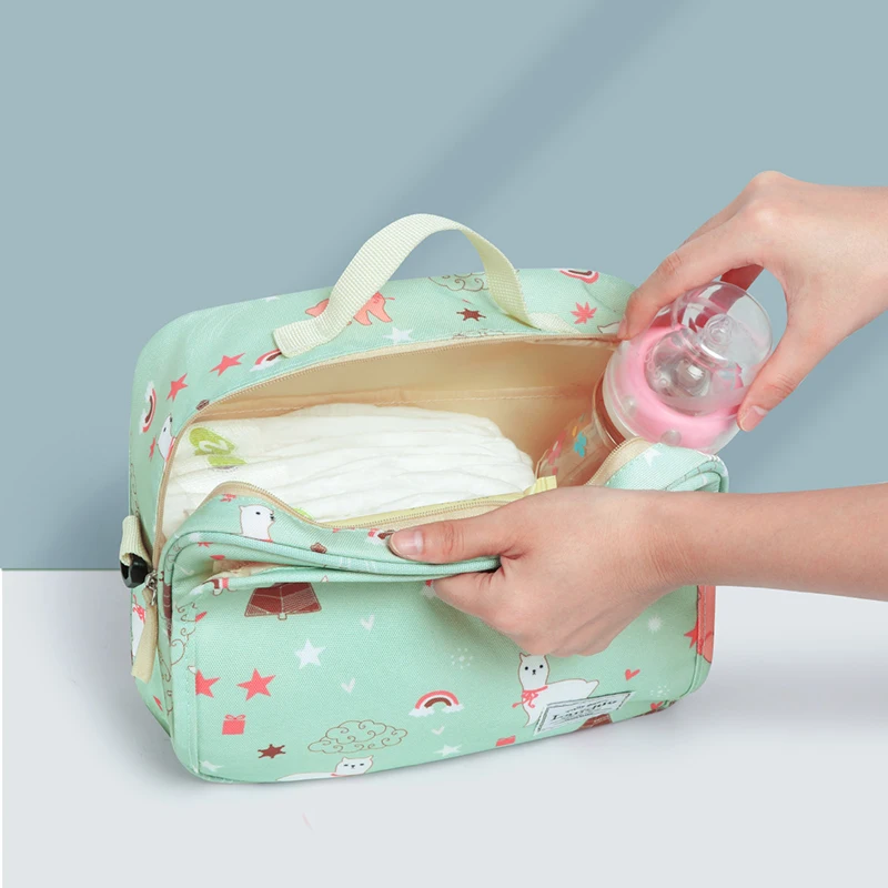 Land mommy diaper handbags mummy cartoon shoulder bags stroller Muiti-functional changing mat nappy storage bags MPB94