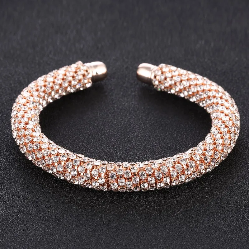 Rhinestone Bangles Crystal Fashion 2