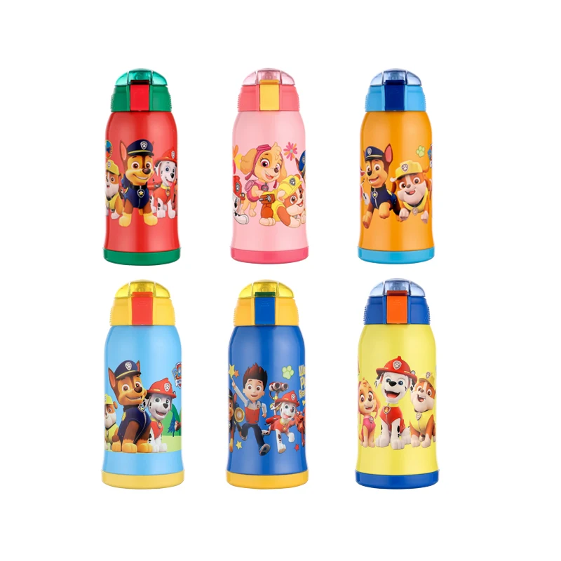 

1PC Genuine Paw Patrol Double lid thermos cup for children 304 stainless steel 550ML Thermos Funtainer kids Birthday toy gift