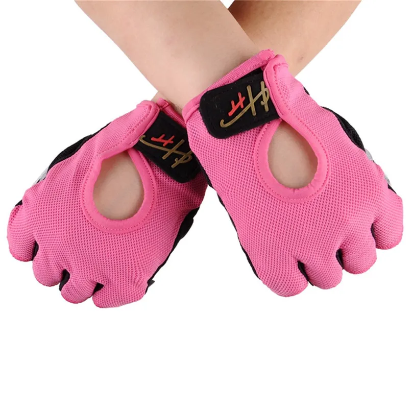 Cycling Gloves Anti Skid Bike Mens Women's MTB Sports Gloves Mountain Bicycle Half Finger Gloves Shockproof Ciclismo #2g28#F (1)