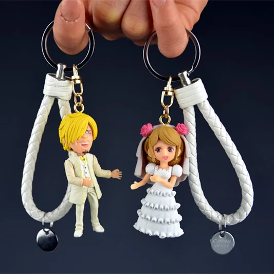 

IVYYE 1PCS One Piece Vinsmoke Wedding Anime Action Figure Key Chain PVC Figures Keyring Toys Keychain Keyholder Unisex Gifts NEW