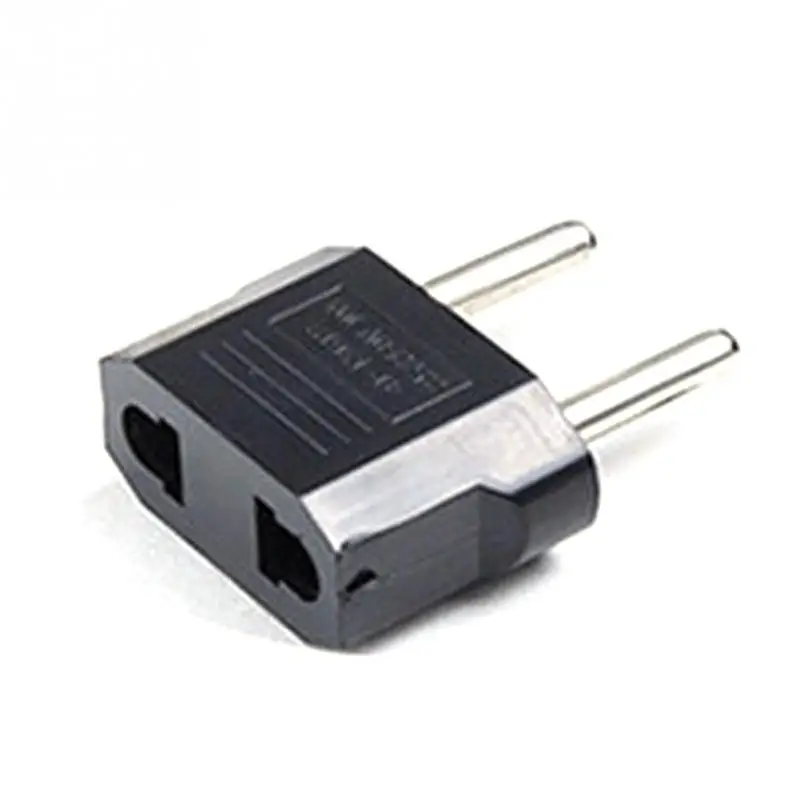 Высокое качество практичный универсальный ЕС Великобритания AU в США AC адаптер питания Путешествия Plug конвертер 2 плоских Pin - Цвет: Small EU Plug