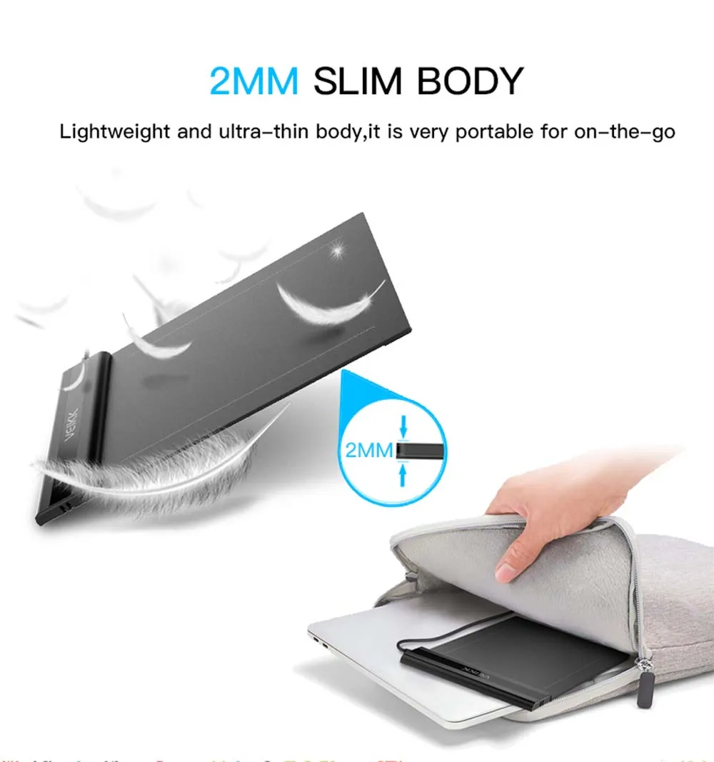 VEIKK S640 графический планшет OSU 6X4 дюймов с бесплатной ручкой ...