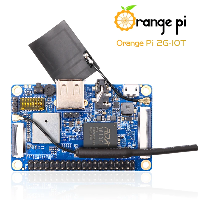 Оранжевый Pi 2G-IOT ARM Cortex-A5 32 бит Bluetooth, поддержка ubuntu linux и android mini PC за Raspberry Pi 2