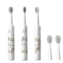 Водонепроницаемая зубная щетка Соник электрическая зубная щетка мягкая для взрослых ультра звуковая Портативная USB перезаряжаемая зубная щетка с шестью режимами