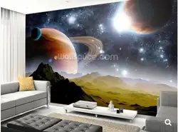 Пользовательские детей обои, Глубокий космос концепции, 3D мультфильм росписи для гостиной спальня детская комната стены ПВХ Papel де Parede
