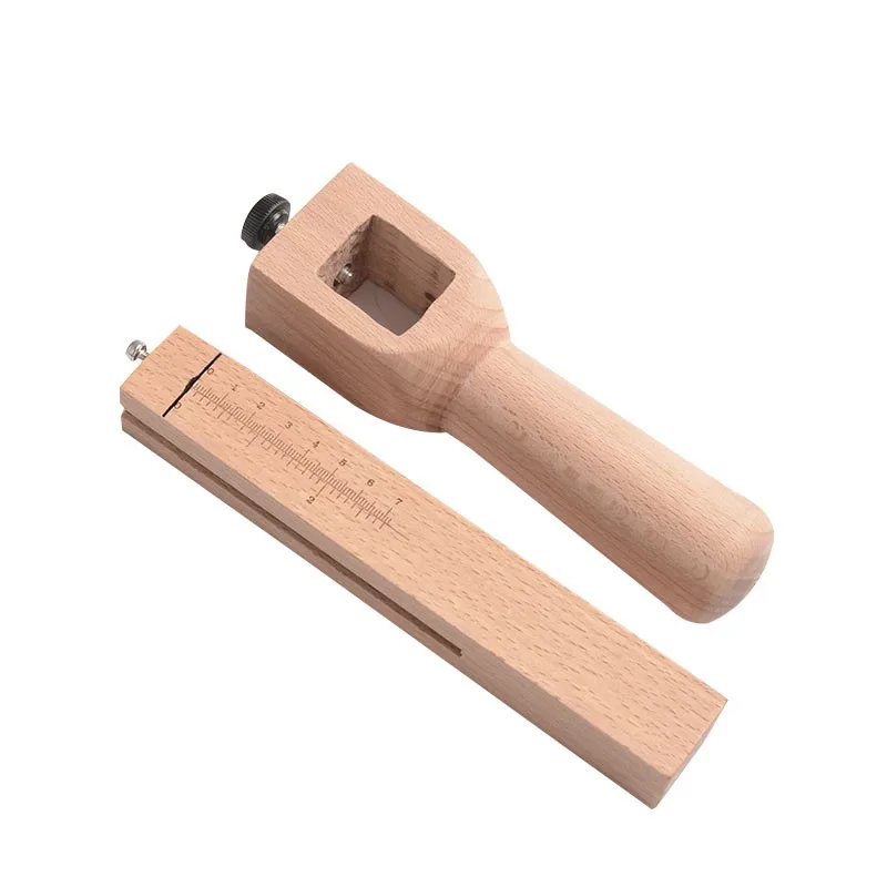 Новые профессиональные деревянные регулируемые полосы и ремешки резак кожевенное ремесло инструмент ручной режущий инструмент для кожи DIY