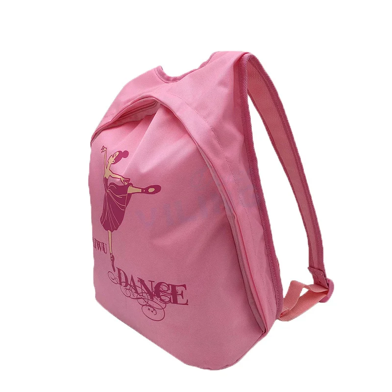 Синяя сумка для дискотеки розовый милый рюкзак с принтом ярко-розовая девочка танец балет дизайн для девочек балетный рюкзак для детей