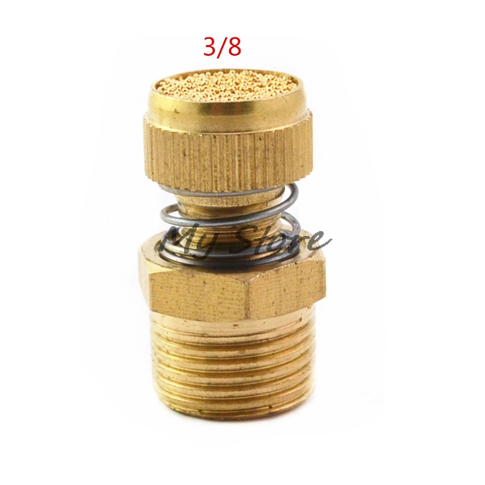Пружинный глушитель дроссельной заслонки 1/8 &quot1/4&quot 3/8 &quot1/2&quot медный