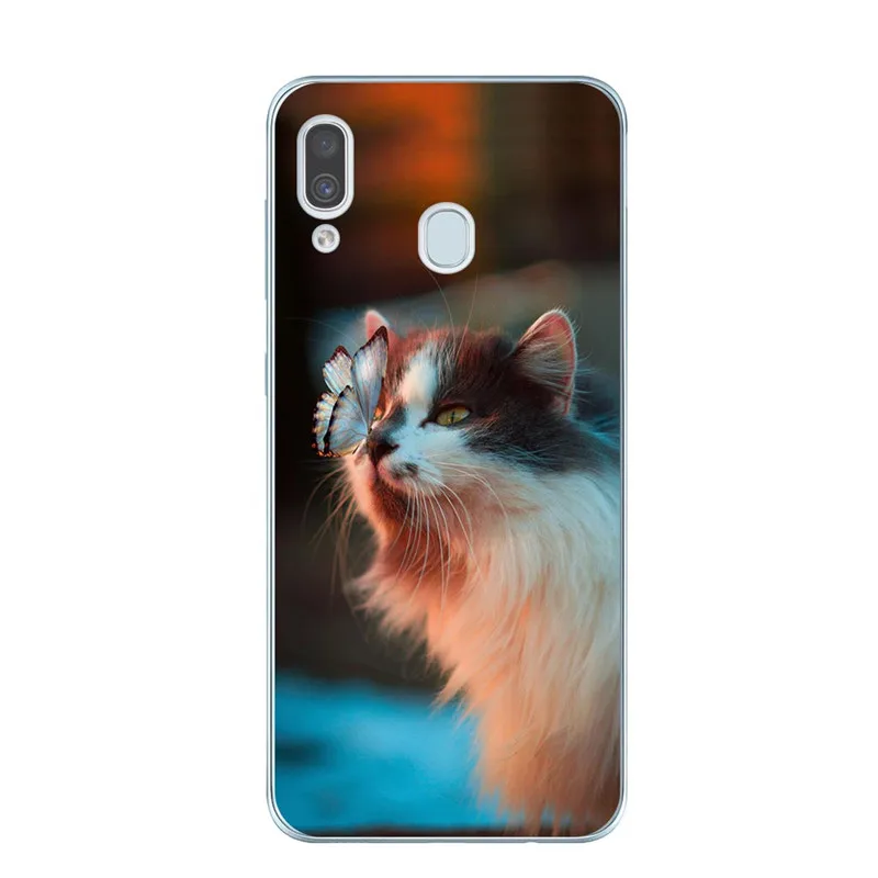 Классный Кот мягкий TPU чехол для телефона чехол для Coque samsung A10 A20 A30 A40 A50 A60 A70 A80 A6 A8 плюс A7 A9 силиконовый чехол s - Цвет: T5686