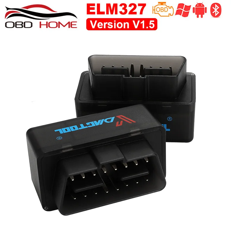 Автомобильные аксессуары Мини obd2 ELM327 Bluetooth V1.5 V2.1 для Android Крутящий момент OBD2 сканер ELM 327 поддерживает OBD II протоколы считыватель кодов