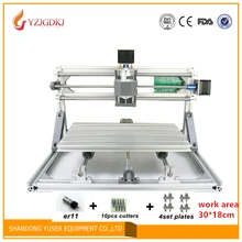 CNC 3018 500mw/2500mw5500mw laser GRBL control Diy laser engraving ER11 CNC machine,3 Axis pcb Milling machine,Wood Router 30×18