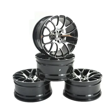 

4PCS Aluminum Alloy Wheel Rims Fit HSP HPI Kyosho 1:10 On-Road Car tire Rim