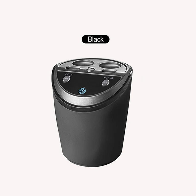 Bluetooth автомобильный комплект громкой связи Fm-zender MP3 Muziekspeler 5 v 2.1A USB Автозагрузчик Ondersteuning Micro SD kaart 4g-32g dfdf - Название цвета: black