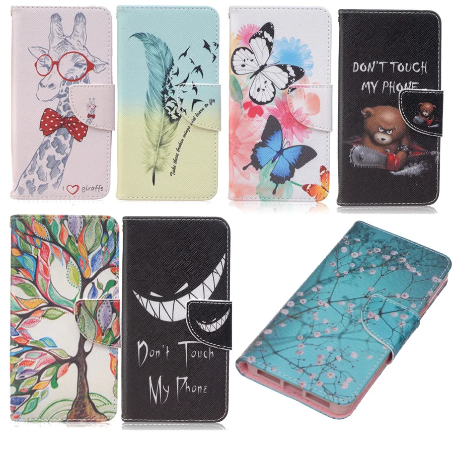 Case For Huawei ascend y560 Luxury Painting Capa Flip Leather Cover Magnetic Wallet + Soft Silicon Stand | Мобильные телефоны и