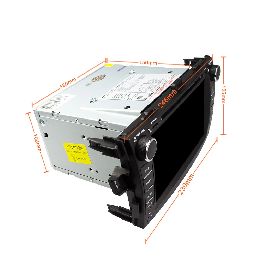 Clearance Eunavi 2 din TDA7851 Android 9.1 car dvd player gps for Toyota Corolla 2007 2008 2009 2010 2011 8