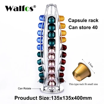 

Hot Sale 40 Cups Iron Plating Coffee Capsules Shelves Kitchen Organizer Durable Storage Racks High Quality