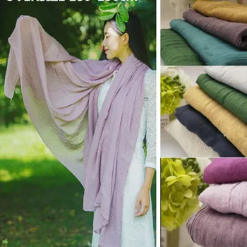 

Oversize Cotton linen Wraps maxi plain scarf solid hijab fashion foulard lady shawls soft islamic muslim women scarves hijabs