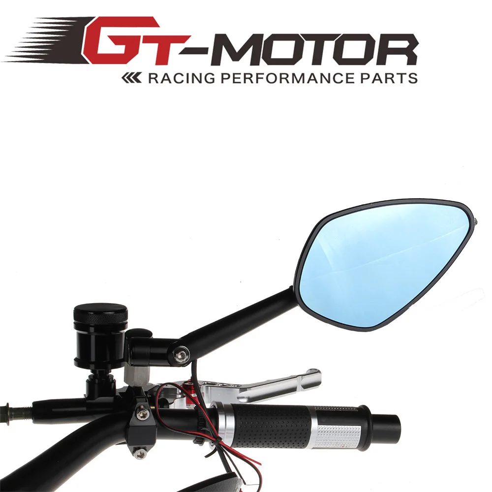 GT Motor Aluminum CNC motorcycle rearview Side mirror turn SIGNALS