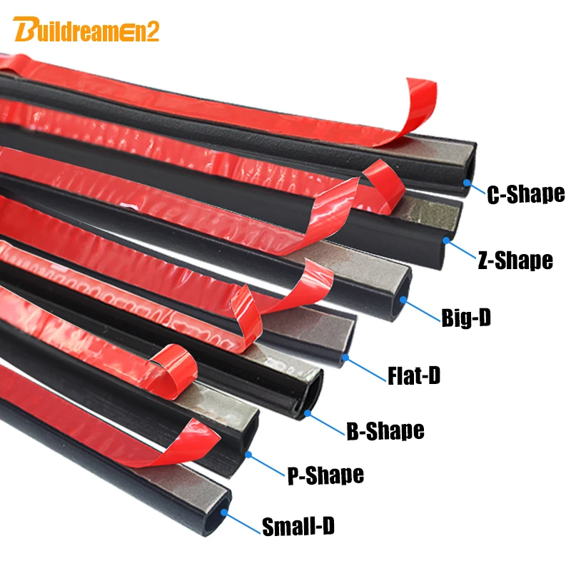 Buildreamen2 для Toyota Echo Wish Matrix Mark X Tercel автомобильный Стайлинг уплотнительная прокладка авто двери багажника капота уплотнительная полоса контроль шума