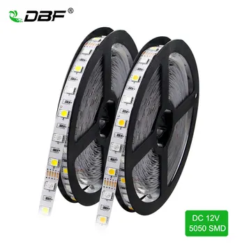 

[DBF]LED Strip 5050 RGBW/RGBWW IP67 Tube Waterproof DC12V Flexible LED Light RGB + White / RGB + Warm White 60LED/m 5m/lot