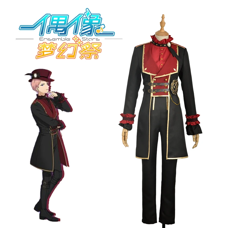 

Anime! Ensemble Stars Valkyrie Captain Itsuki Shuu Uniform Cosplay Costume Unisex Custom-made Size 2018 New Free Shipping
