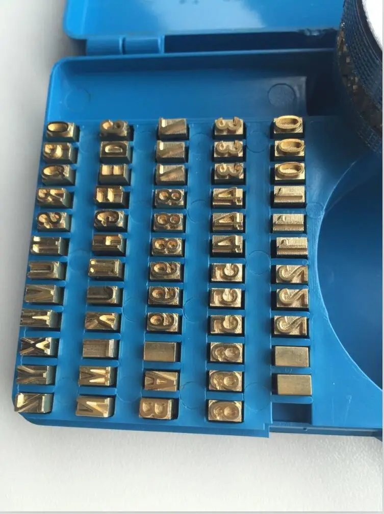 

heat stamping alphabet set heat press machine FR900 FR770 alphabet set date coding machine letter numbers brass number for FR770