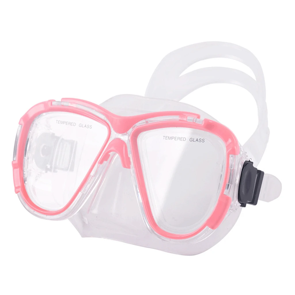 Underwater Soft Tempered Glass Anti-Fog Mask For Scuba Diving Snorkeling Freediving Swimming Diving Surfing Water Sports