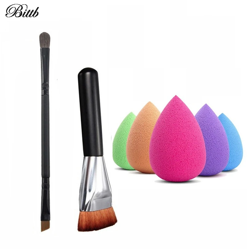 

Bittb Eyeshadow Foundation Brush Cosmetic Puff Makeup Set Kit Beauty Cosmetics Make up Sponge Powder Brushes Maquiagem Tools