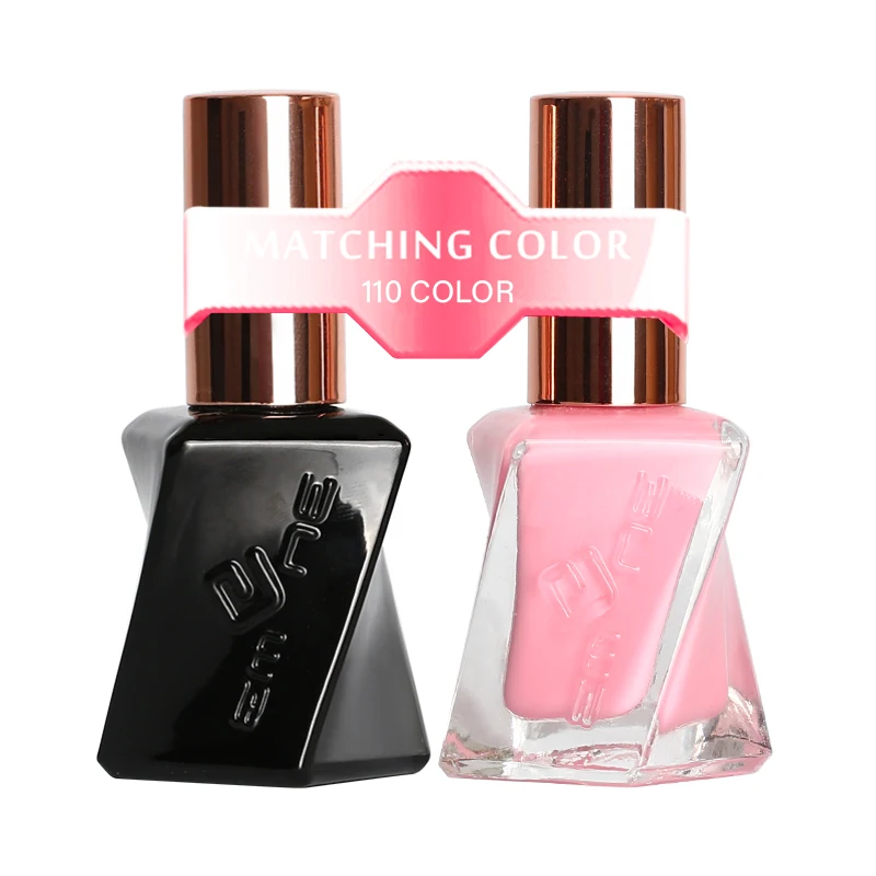 

EMENE 2PCS/Set Gel Nail Polish 15ML Gelpolish UV Soak-off LED Gel Lacquer Varnish Hybrid Nail Polish Semi Permanent Nail Art