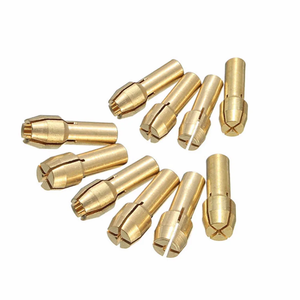 10 шт. медные зажимы для дрели 0 5 3 2 мм|for dremel tool|collet chuckbrass collet |