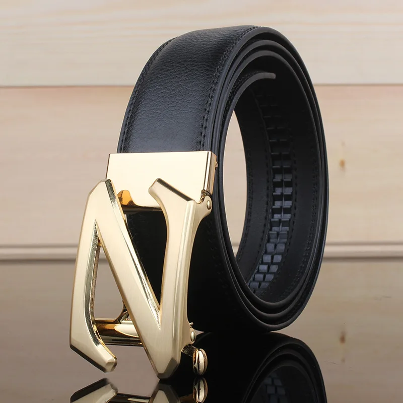 Famous Brand High Quality Luxury Belts Mens Cow Genuine Leather Brand New Designer Straps For Male Automatic Z Buckle Ceintures comfort click belt Belts