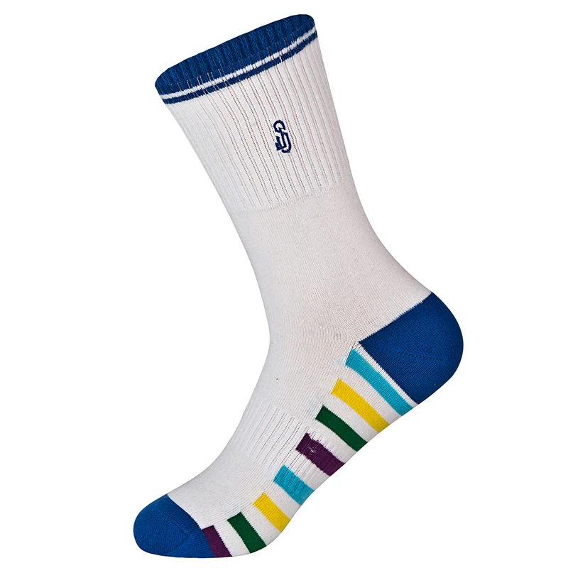 Men Thick Socks Sock US Size 6 15 Large Size High Tube Contrast Color