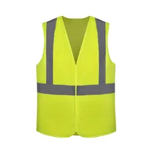 Безопасный Жилет на липучке и молнии из полиэстера с высокой вязкостью