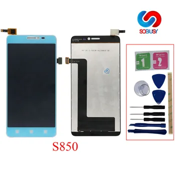 

Original LCD Display For Lenovo S850 S850T LCD Touch Screen Panel Digitizer Sensor Assembly With Frame Replacement Ekran Parts