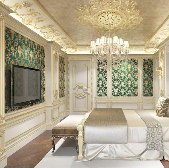 New luxury European 3D relief flower wallpaper Gold foil wallpaper roll Mural wall paper Living room bedroom TV wall wallpaper New luxury European 3D relief flower wallpaper Gold foil wallpaper roll Mural wall paper Living room bedroom TV wall wallpaper