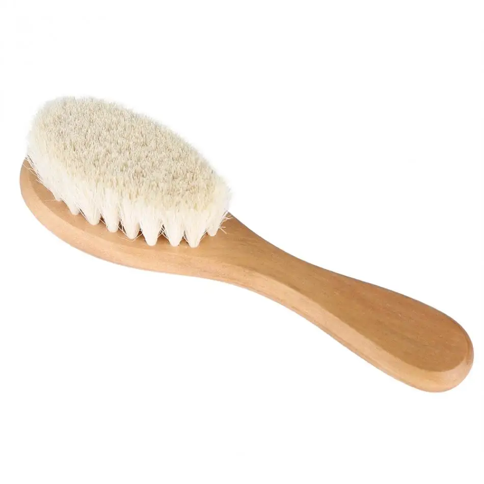 Hot Sale Wooden Handle Brush Baby Hairbrush Head Massager Newborn Hair Brush Infant Comb Baby Care Accessories