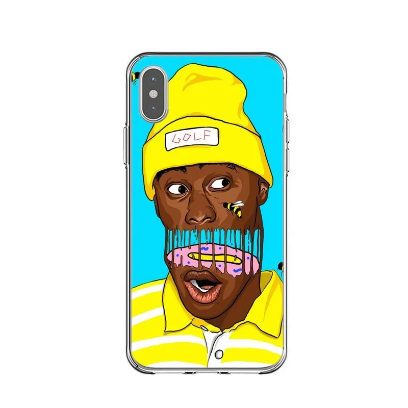 Силиконовый чехол для телефона Golf Wang Тайлер творческий рэп силиконовый iPhone X SE 5 5s